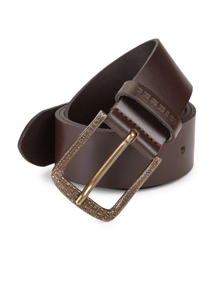 商品Diesel|Embossed Leather Belt,价格¥200,第1张图片
