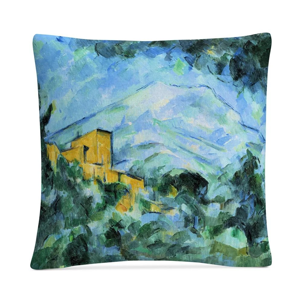 商品Baldwin|Cezanne Mont Saintevictoire And Chateau Noir Decorative Pillow, 16" x 16",价格¥250,第1张图片