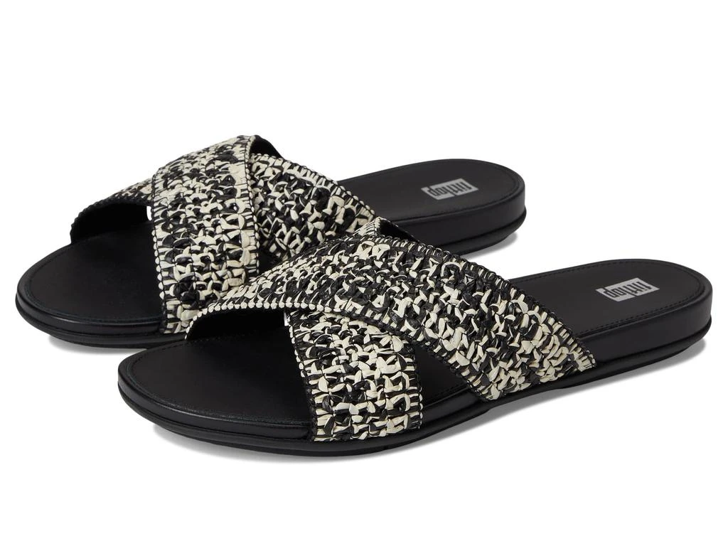 商品FitFlop|Gracie Woven Cross Slides,价格¥676,第1张图片