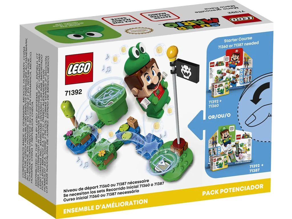 商品LEGO|LEGO Super Mario Frog Mario Power-Up Pack 71392 Building Kit; Collectible Gift Toy for Creative Kids; New 2021 (11 Pieces),价格¥75,第2张图片详细描述