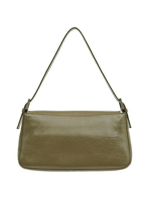 商品RAIVE|Wrinkle Leather Luke Bag in Dusty olive,价格¥1588,第3张图片详细描述