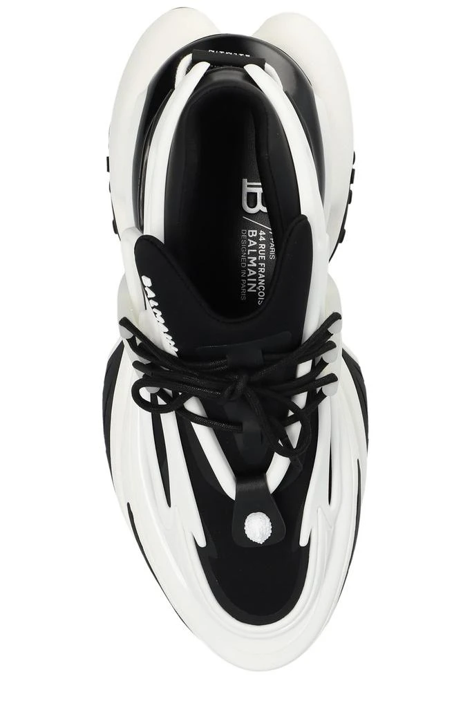 商品Balmain|Balmain Unicorn Panelled Chunky Sneakers,价格¥5324,第4张图片详细描述