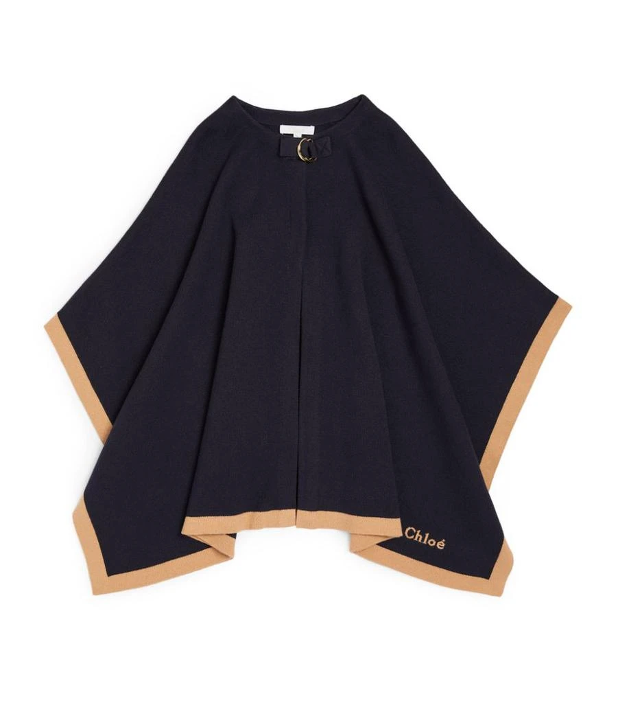 商品Chloé|Cotton-Wool Cape (2-14 Years),价格¥1421,第1张图片