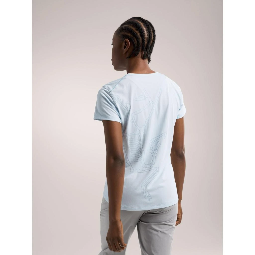 商品Arc'teryx|Arc'teryx Taema Arc'Bird Crew Neck Shirt SS Women's | Light Comfortable All-Mountain Performance Top,价格¥420,第5张图片详细描述