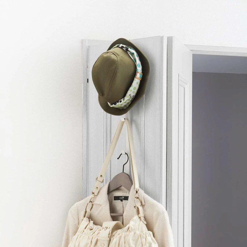 商品Yamazaki Home|Over-the-Door Vertical Hooks Steel,价格¥128,第2张图片详细描述