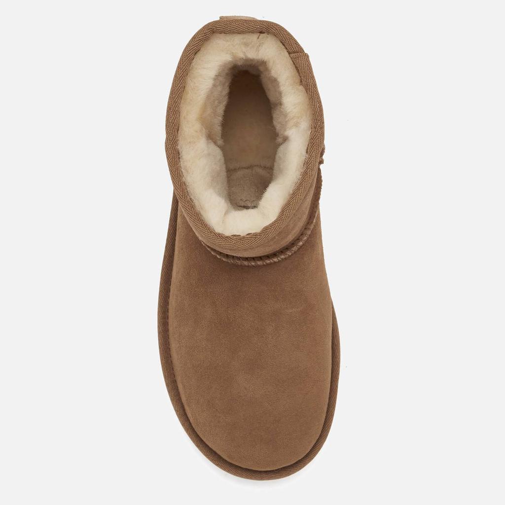 商品UGG|Women's Classic Mini II Sheepskin Boots - Chestnut,价格¥1357,第5张图片详细描述