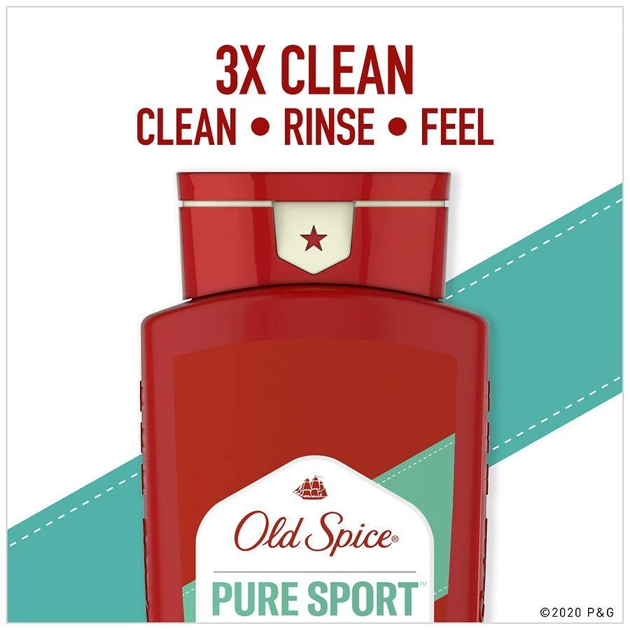 商品Old Spice High Endurance|Body Wash for Men Pure Sport,价格¥57,第4张图片详细描述