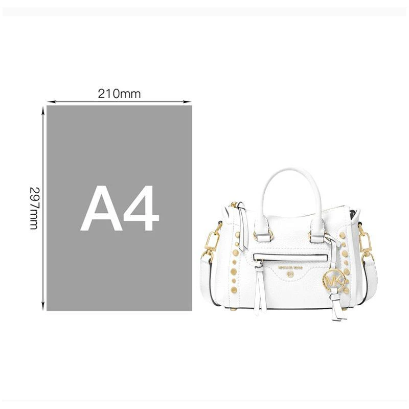 商品Michael Kors|香港直邮Michael Kors迈克高仕女士白色牛皮手提斜挎包32T0GCCC0L,价格¥2607,第10张图片详细描述