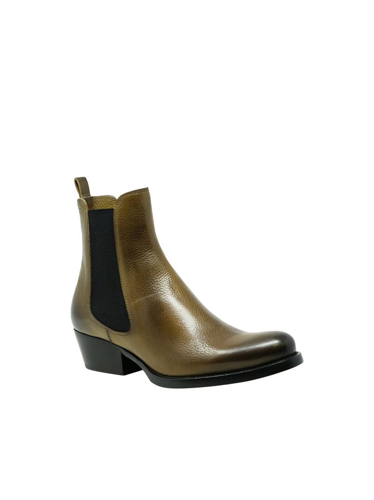 Sartore Sr421001 Toscano Green Olive Leather Ankle Boots商品第3张图片规格展示