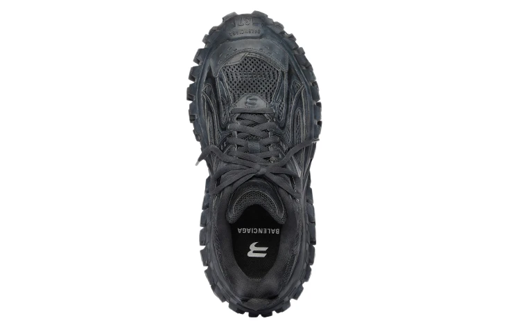 商品[国内直发] Balenciaga|巴黎世家 Defender 轮胎鞋 时尚复古做旧 防滑耐磨 低帮 老爹鞋 女款 黑,价格¥6321,第5张图片详细描述