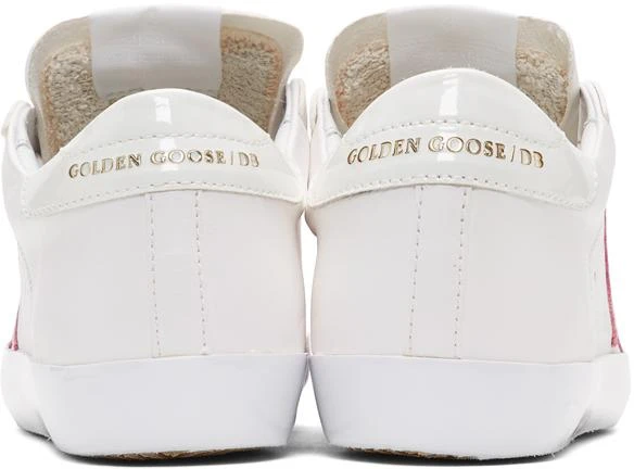 商品Golden Goose|White & Pink Superstar Sneakers,价格¥4901,第4张图片详细描述