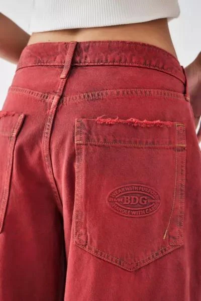 商品BDG|BDG Grunge Red Jaya Baggy Jean,价格¥635,第4张图片详细描述