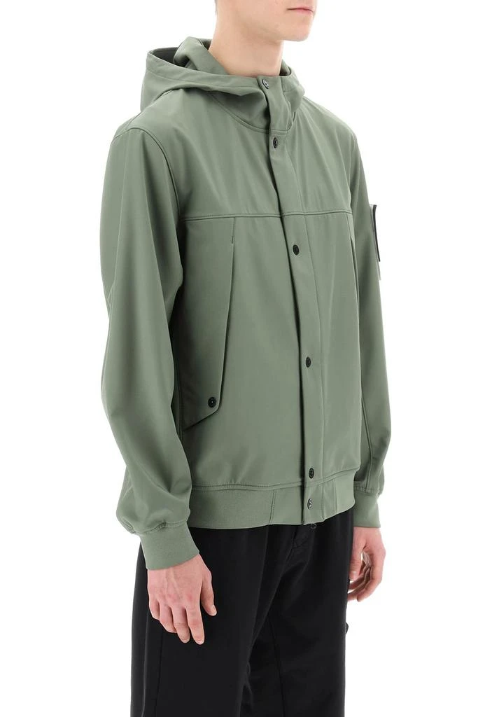 商品Stone Island|light soft shell-r hooded jacket,价格¥2179,第2张图片详细描述