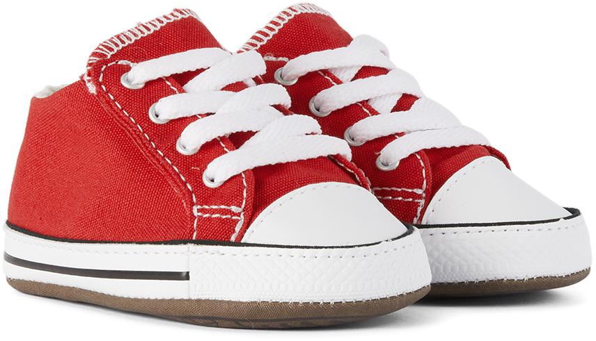 Baby Red Easy-On Chuck Taylor All Star Cribster Sneakers商品第4张图片规格展示