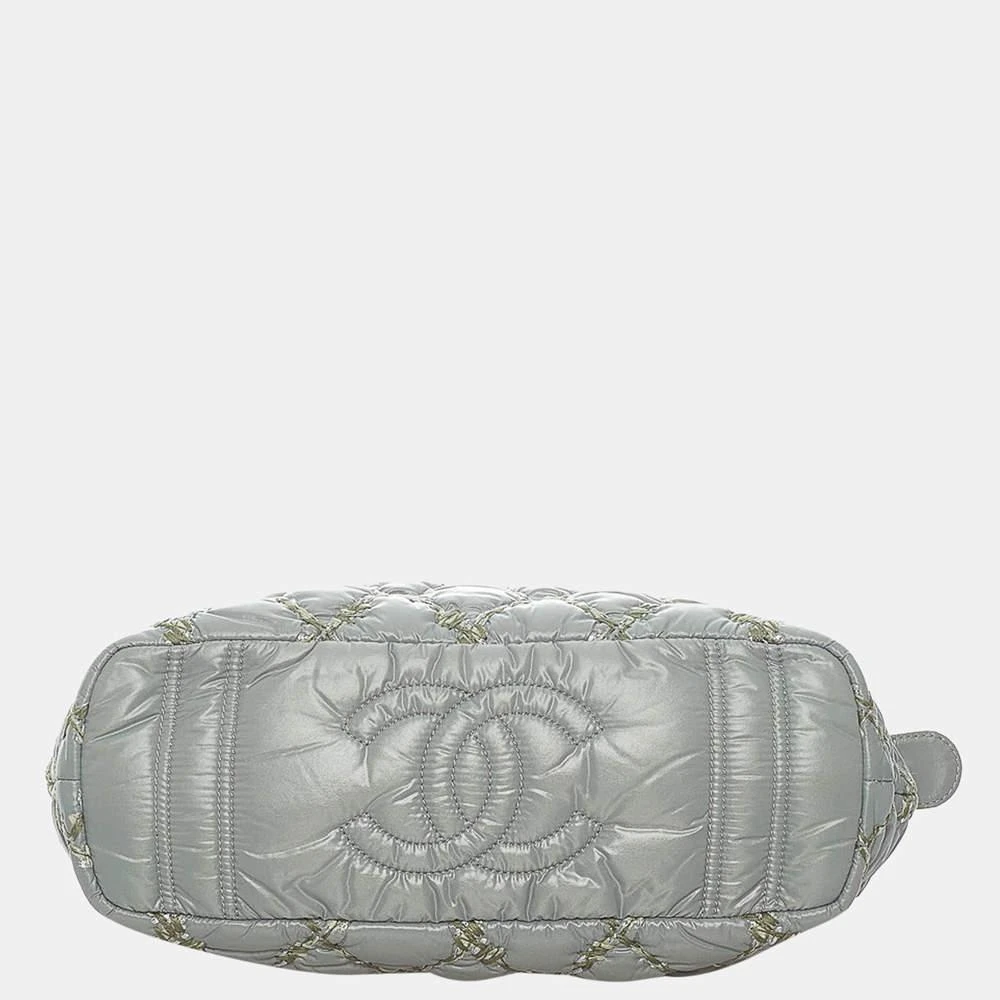 商品[二手商品] Chanel|Chanel Grey Paris-Byzance Tweed On Stitch Shoulder Bag,价格¥13258,第4张图片详细描述