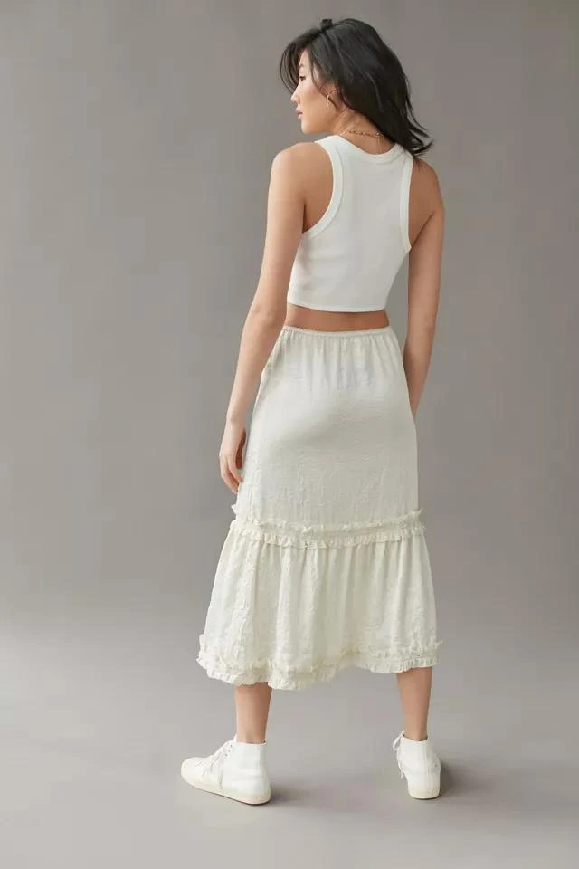 商品Urban Outfitters|UO Prairie Midi Skirt,价格¥78,第2张图片详细描述