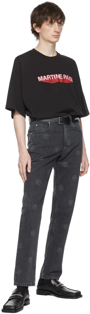 商品Martine Rose|Black Cotton T-Shirt,价格¥887,第5张图片详细描述