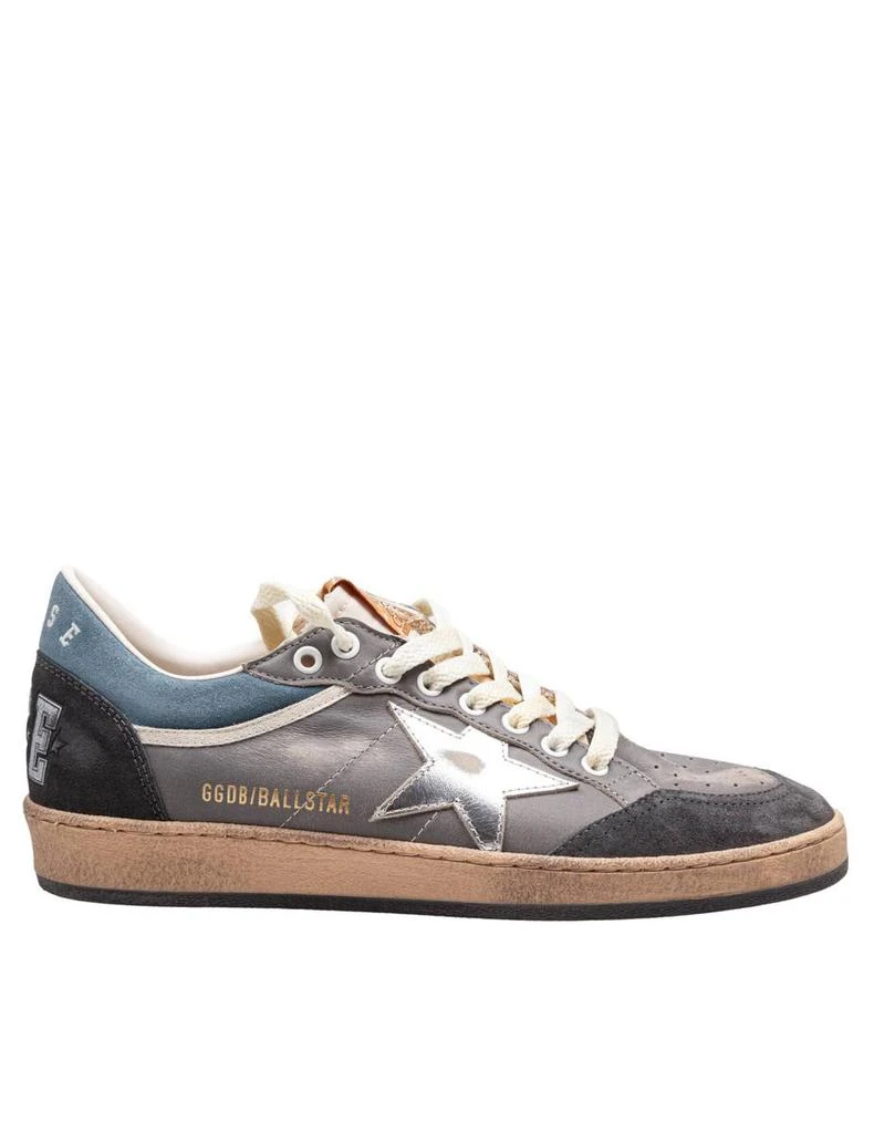 商品Golden Goose|Golden Goose Ballstar Sneakers In Leather And Suede,价格¥3721,第1张图片