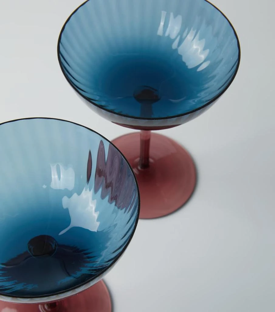 商品LA DOUBLE J|Set of 2 champagne coupe glasses,价格¥3964,第4张图片详细描述