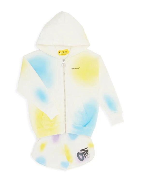 商品Off-White|Little Kid's & Kid's Color Spot Zip Up Hoodie Sweatshirt,价格¥1364,第3张图片详细描述