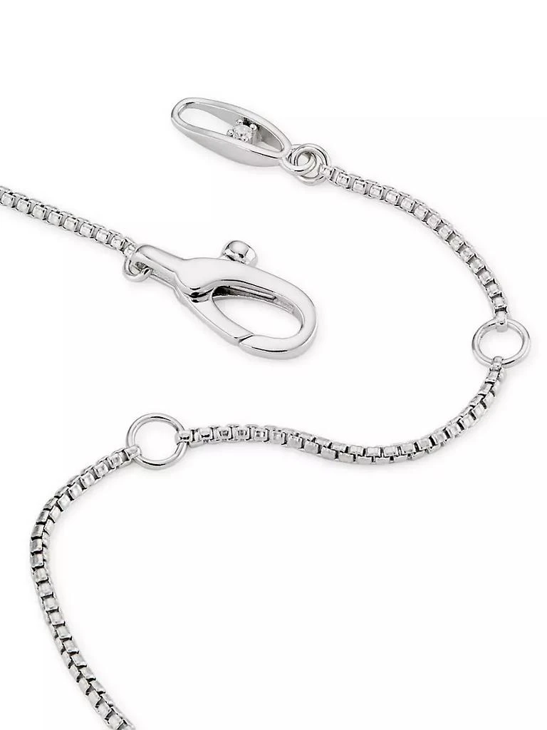 商品Adriana Orsini|Versailles Rhodium-Plated, Cubic Zirconia & Cultured Freshwater Pearl Pendant Necklace,价格¥936,第3张图片详细描述