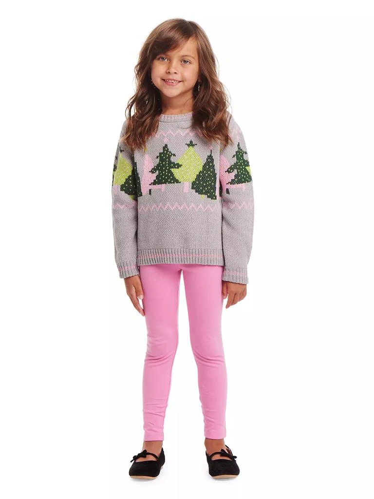 商品Andy & Evan|Baby Girl's 3-Piece Knit Sweater, Leggings, & Headband Set,价格¥443,第5张图片详细描述