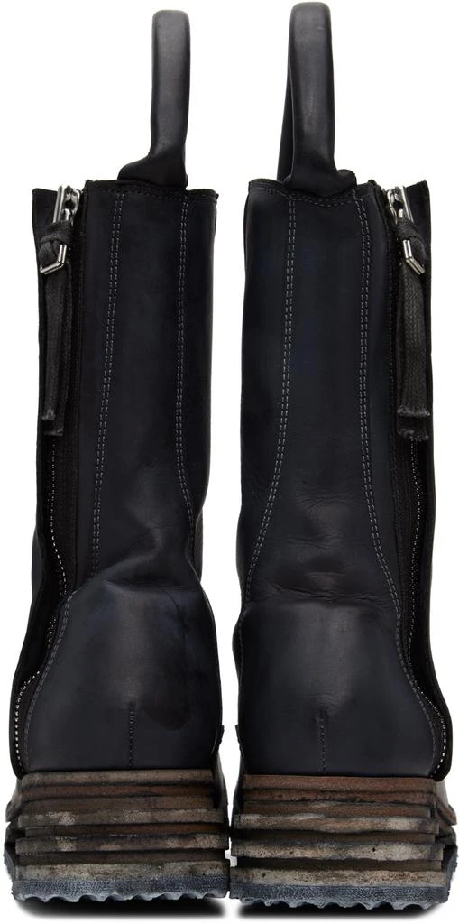 商品11 by Boris Bidjan Saberi|Black Dyed Leather Boots,价格¥12084,第2张图片详细描述