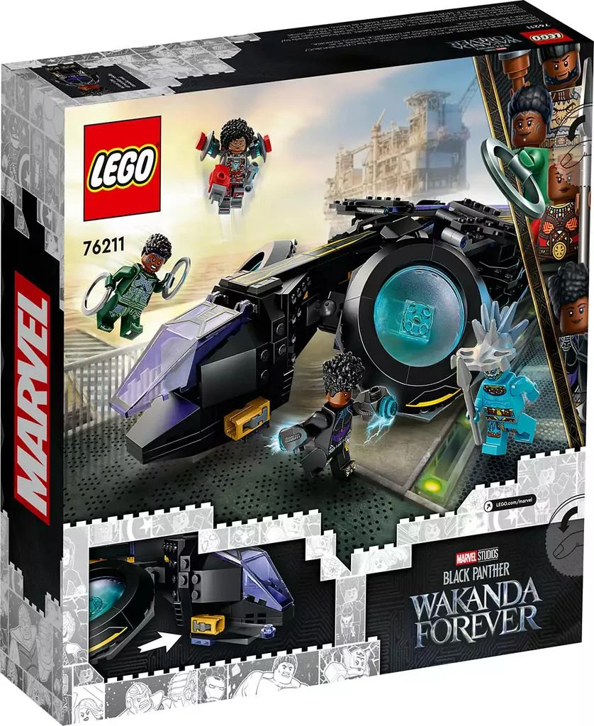 商品LEGO|Super Heroes Marvel Shuri's Sunbird 76211 Building Set, 355 Pieces,价格¥309,第4张图片详细描述