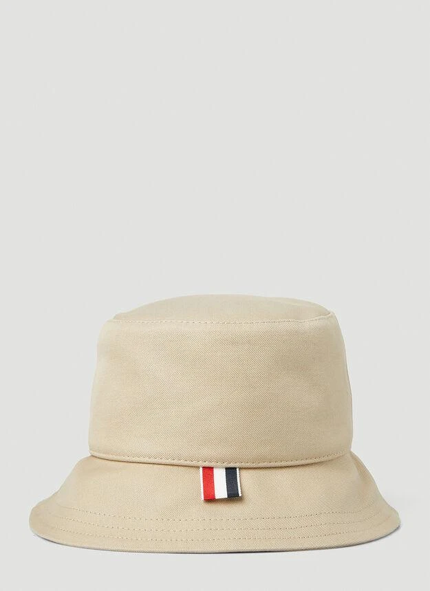 商品Thom Browne|Striped Bucket Hat  in Beige,价格¥2187,第3张图片详细描述