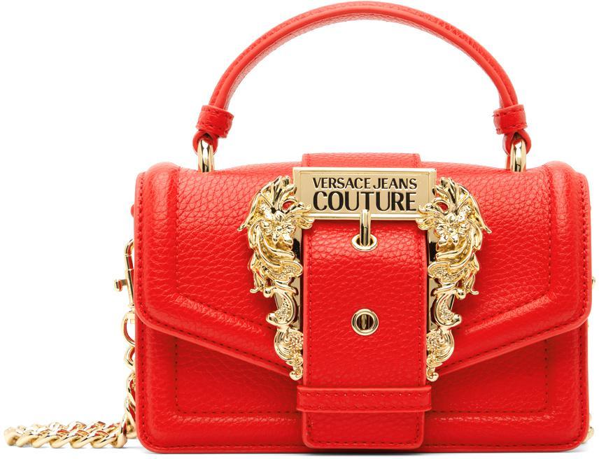 商品Versace|Red Curb Chain Bag,价格¥1420,第1张图片