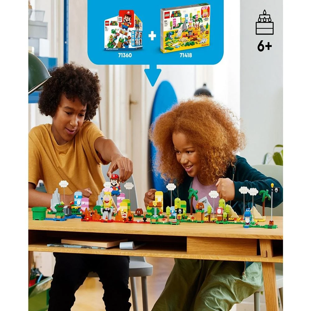商品LEGO|Super Mario Creativity Toolbox Maker Set 71418 Building Set, 588 Pieces,价格¥447,第2张图片详细描述