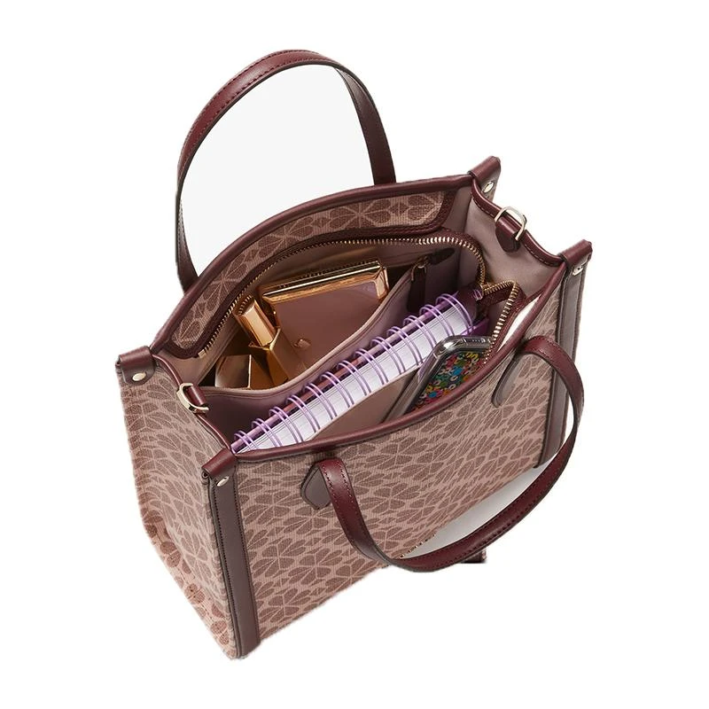 商品[国内直发] Kate Spade|凯特·丝蓓 Kate Spade 女士帆布中号手提包,价格¥1131,第3张图片详细描述