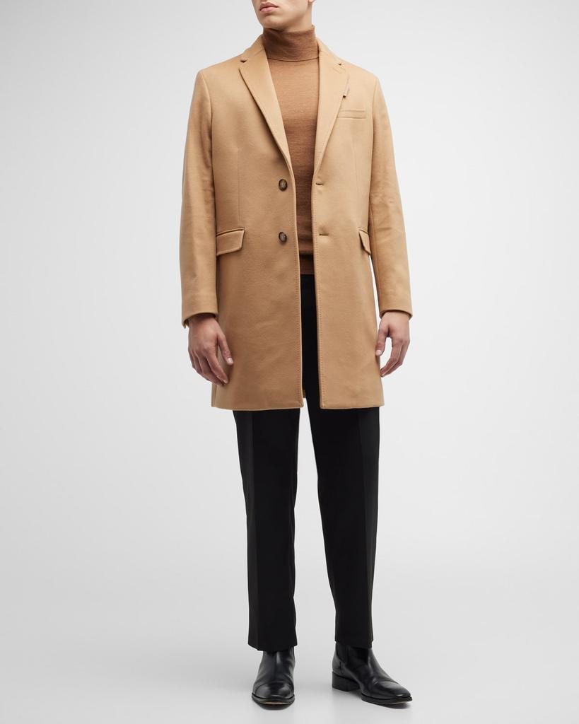 Men's Callen Wool-Blend Overcoat商品第3张图片规格展示