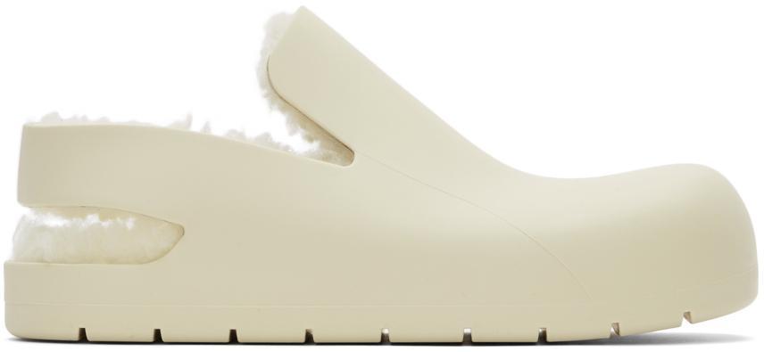 商品Bottega Veneta|Beige Puddle Loafers,价格¥6318,第1张图片