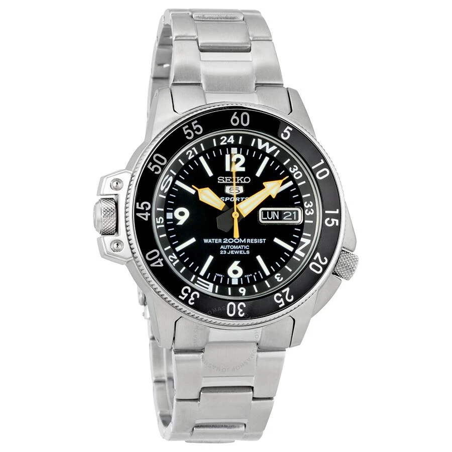 商品Seiko|5 Lefty Sport Land Shark Black Dial Men's Watch SKZ211K1,价格¥1888,第1张图片