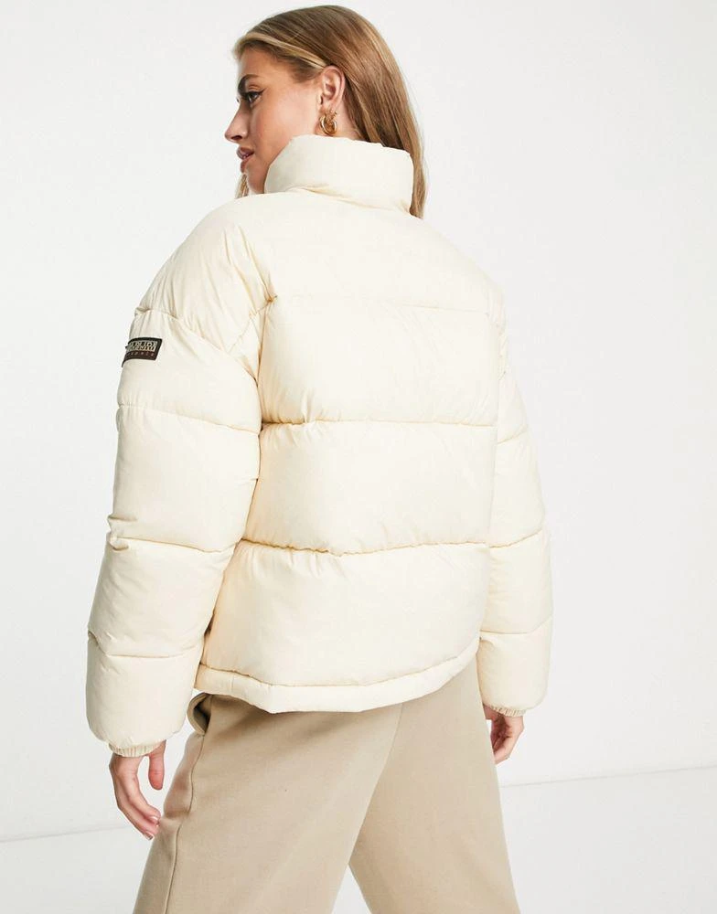 商品NAPAPIJRI|Napapijri Box logo puffer jacket in off white,价格¥1039,第2张图片详细描述