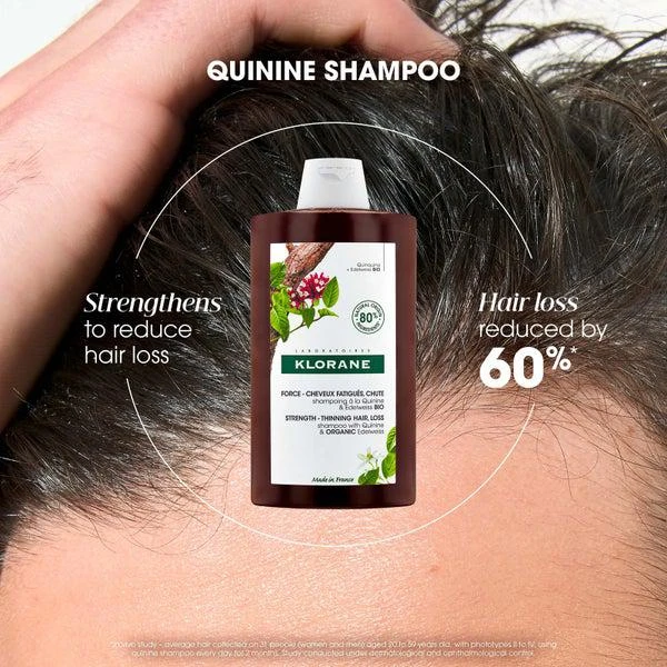 商品KLORANE|KLORANE Strengthening Shampoo for Thinning, Tired Hair with Quinine and ORGANIC Edelweiss 400ml,价格¥195,第2张图片详细描述