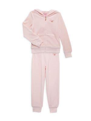 商品Juicy Couture|Little Girl's Velour Jacket & Joggers Set,价格¥239,第1张图片