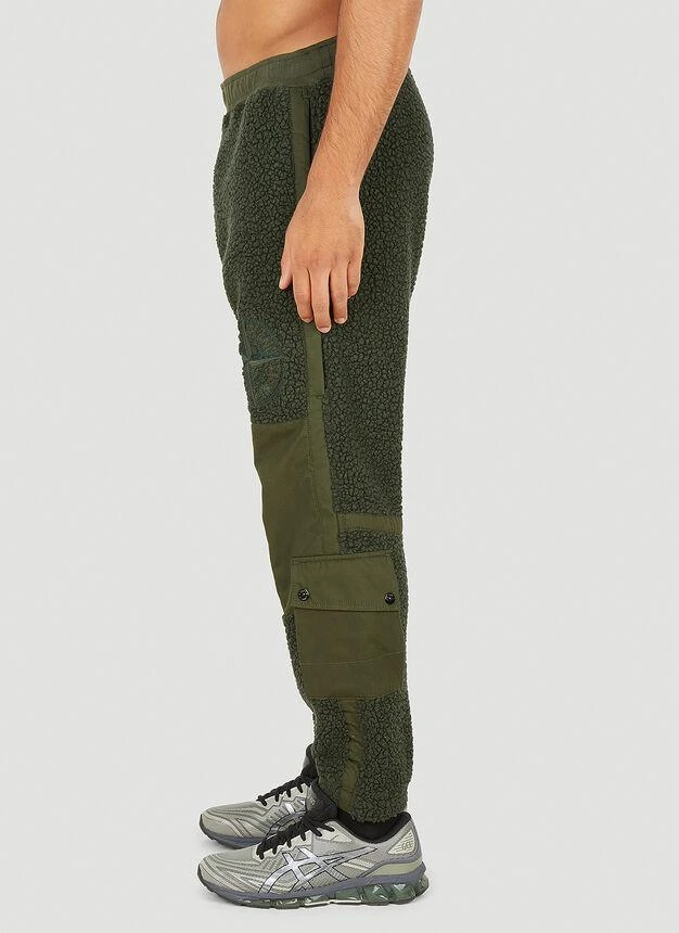 商品Stone Island|Colour Block Teddy Track Pants in Green,价格¥2923,第3张图片详细描述