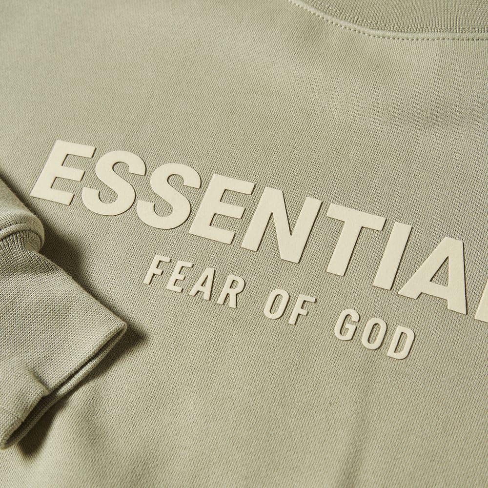 Fear of God ESSENTIALS Kids Logo Crew Neck Sweat - Seafoam商品第2张图片规格展示