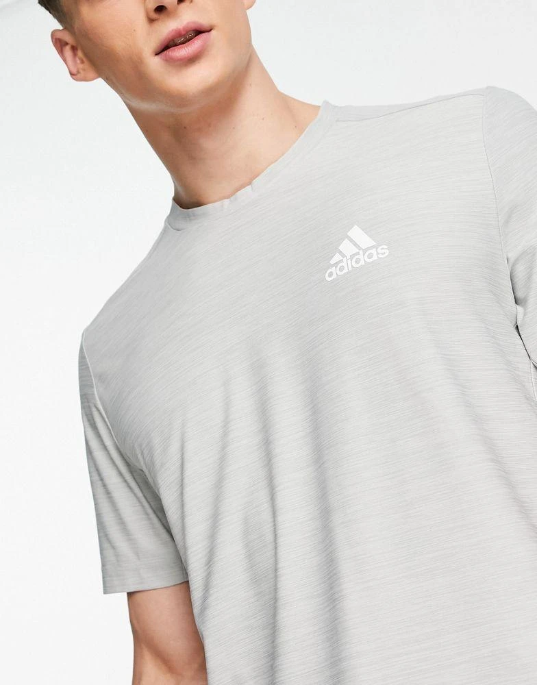 商品Adidas|adidas Training Aeroready t-shirt in grey,价格¥146,第3张图片详细描述