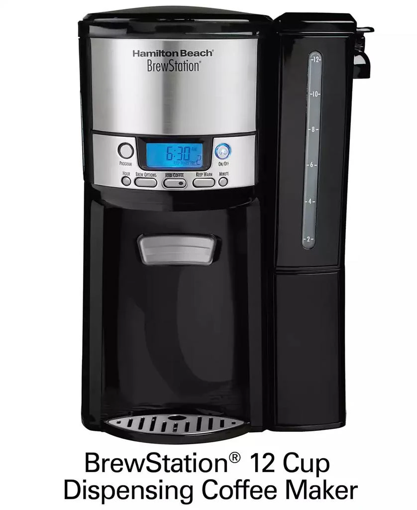 商品Hamilton Beach|BrewStation 12-Cup Dispensing Coffeemaker,价格¥373,第2张图片详细描述