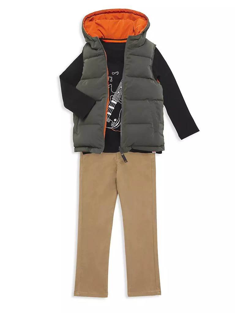 商品Appaman|Little Boy's & Boy's Reversible Hood Puffer Vest,价格¥398,第2张图片详细描述