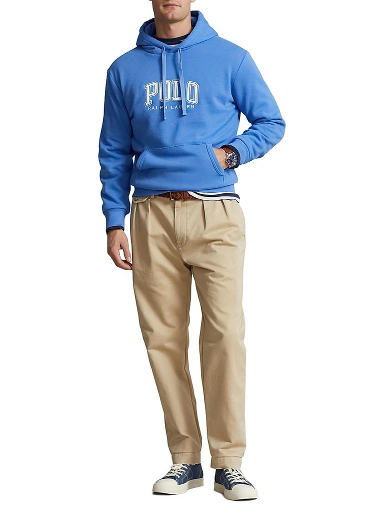 商品Ralph Lauren|Logo-Embroidered Cotton-Blend Hoodie,价格¥620,第2张图片详细描述