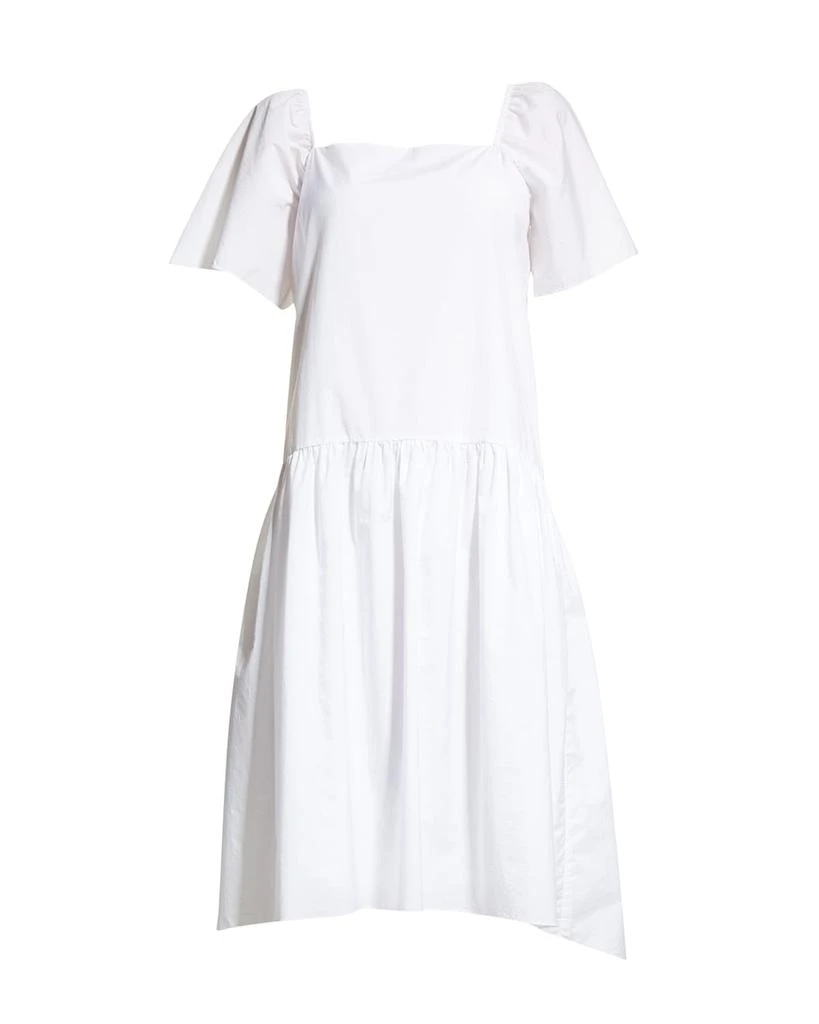 商品Theory|Square-Neck Tiered Midi A-Line Dress,价格¥684,第2张图片详细描述