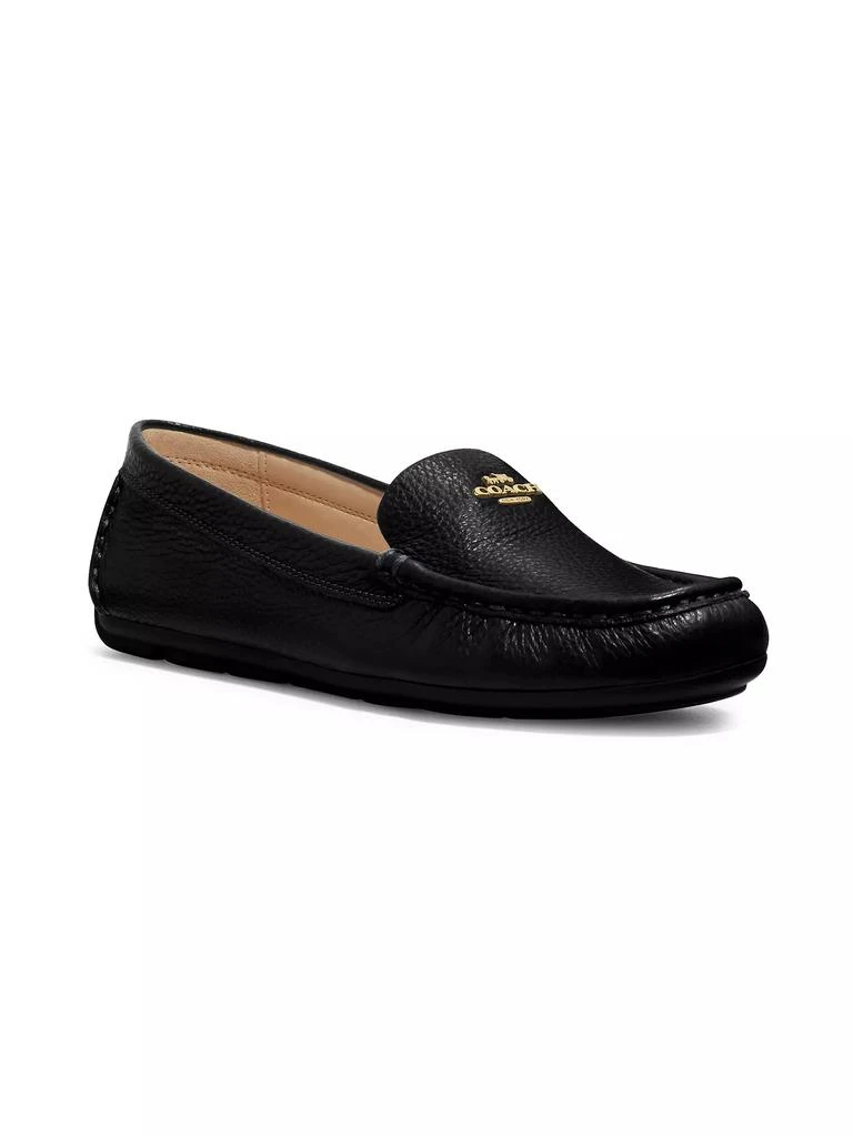 商品Coach|Marley Logo Leather Driving Loafers,价格¥1095,第2张图片详细描述