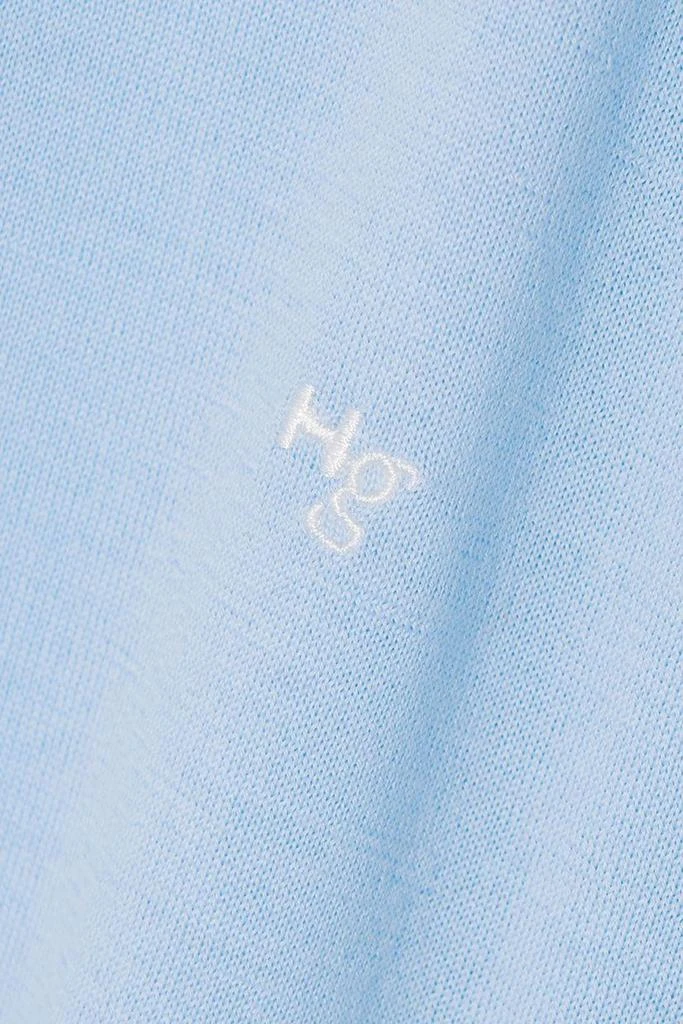 商品HOMMEGIRLS|Embroidered merino wool polo sweater,价格¥799,第4张图片详细描述
