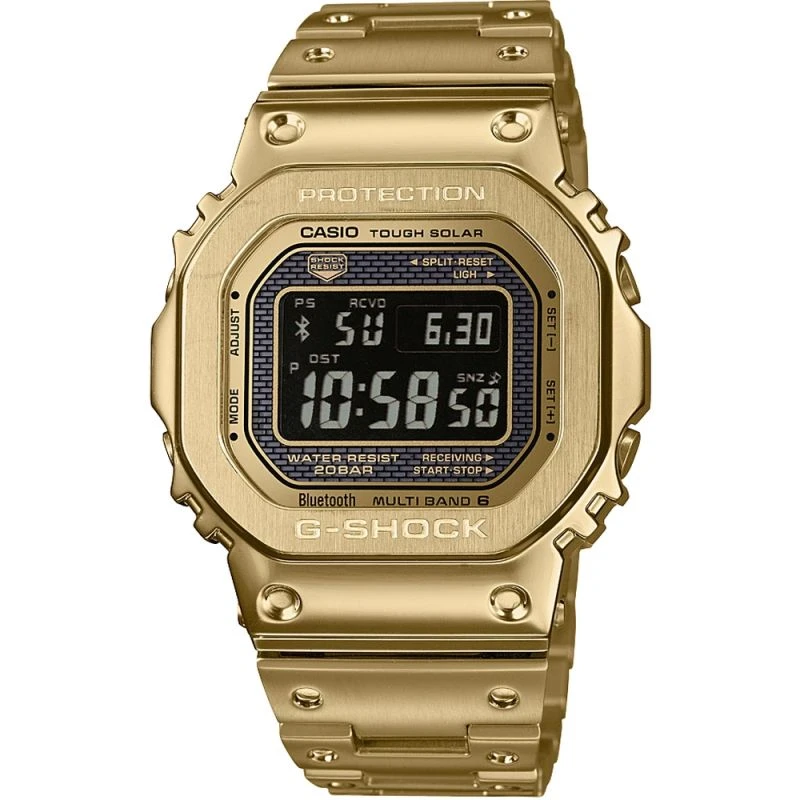 商品Casio|Mens Casio G-Shock Full Metal Bluetooth Watch GMW-B5000GD-9ER 卡西欧手表,价格¥3682,第1张图片
