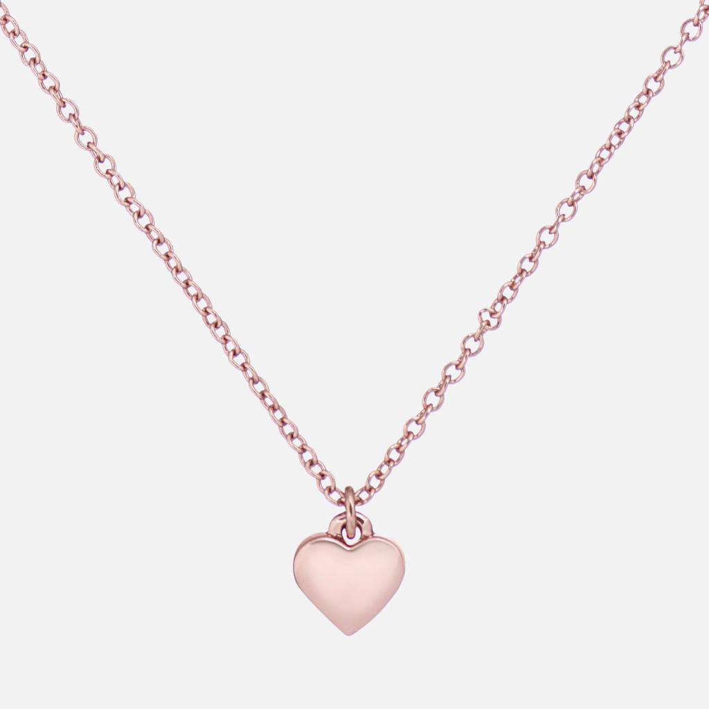 商品Ted Baker London|Ted Baker Women's Hara Tiny Heart Pendant Necklace - Rose Gold,价格¥186,第5张图片详细描述