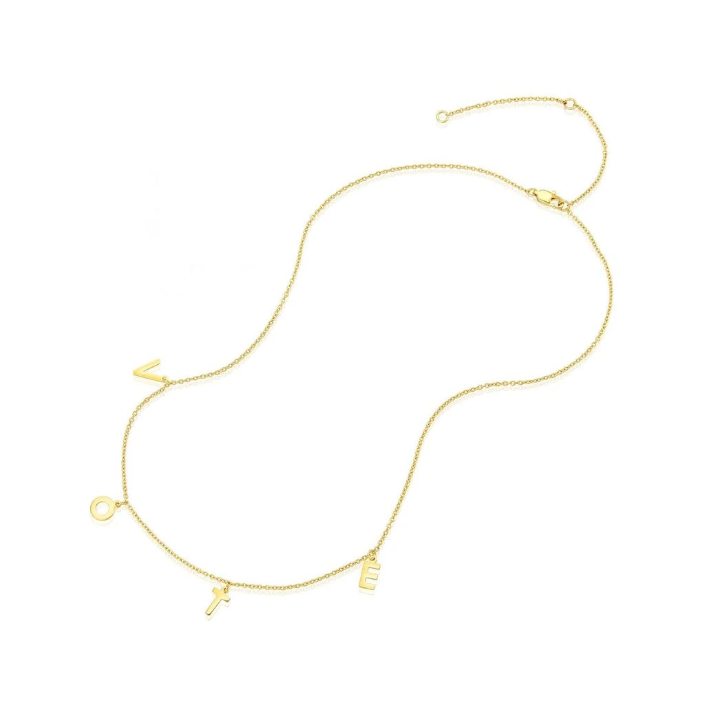 商品ADORNIA|Vote Necklace gold,价格¥266,第2张图片详细描述